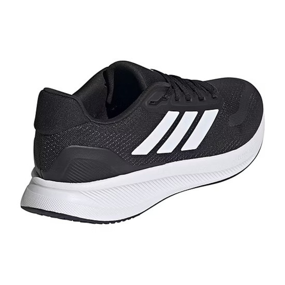 Adidas Runfalcon 4 Mens Wide Running Shoes Sneakers Black White 12 Wide NO BOX - Picture 4 of 5